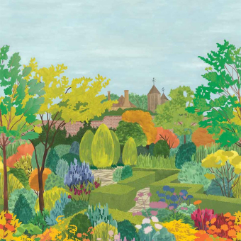 Papel pintado Castle Garden