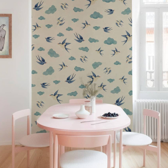 Papel pintado panorámico Nube alegre