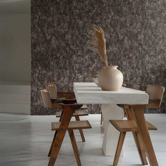 Papel pintado panorámico Plumas Puntillismo