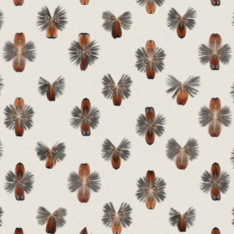 Papel pintado panorámico Plumas Colchide