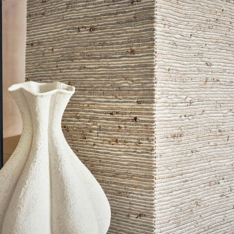 Revestimiento de pared Abaca Metal