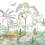 Papel pintado panor&aacute;mico Selva Kariokas White PANO-SELVA-White-01