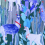 Papel pintado Altiplano Kariokas Blue Lamas on Dark Blue WallP-ALTI-BLDB-01