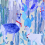 Papel pintado Altiplano Kariokas Blue Lamas on Light Beige WallP-ALTI-BLLB-02
