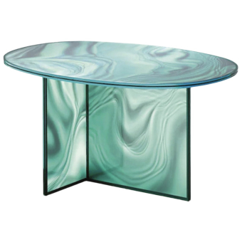 Mesa auxiliar Liquefy Oval
