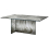 Mesa Liquefy rectangular Glas Italia Gris LIQ07-gris