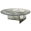 Mesa Liquefy redonda Glas Italia Gris LIQ05-gris