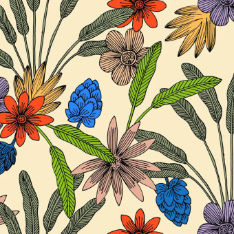 Papel pintado Luxuriance forêt