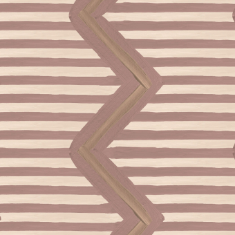 Papel pintado Ikat Uz Zigzag