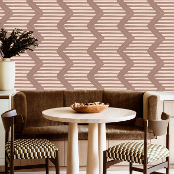 Papel pintado Ikat Uz Zigzag