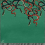 Papel pintado panor&aacute;mico Emerald Green Snakes Catchii Vert émeraude W200100