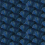 Papel pintado Ginkgo leaves Catchii Dark blue W100540