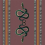 Papel pintado Posh Snakes Catchii Wine red W100522