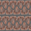 Papel pintado Madagascar Travellers Wavy Palm Catchii Rust brown W100010