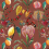 Papel pintado Lush Garden Catchii Brun W100550