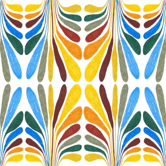 Papel pintado panorámico Les Vivaces - Motivos