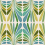 Papel pintado panor&aacute;mico Les Vivaces - Motivos Acte Deco Vert 75-RH01-VT