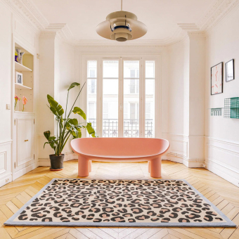 Alfombra Leopard Blue