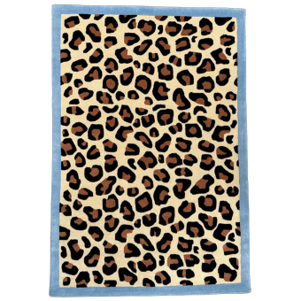 Alfombra Leopard Blue