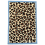 Alfombra Leopard Blue Color Therapis Fauve LEOBL-FV-60x120