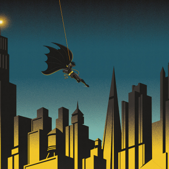 Papel pintado panorámico DC Universe 505
