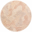 Alfombra Coral redonda para interior y exterior Louis de Poortere Indian Sand ldp_118525