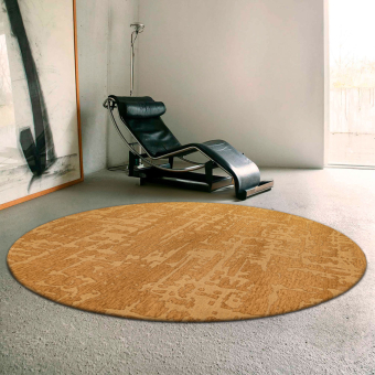 Alfombra Baobab redonda para interior y exterior