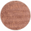 Alfombra Baobab redonda para interior y exterior Louis de Poortere Za Copper ldp_115963