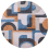 Alfombra Module redonda interior-exterior Louis de Poortere Camel Blue ldp_112686