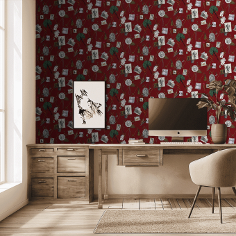 Papel pintado Mur de Souvenirs