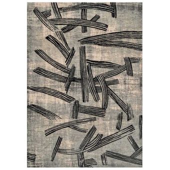 Alfombra Kanji rectangular para interior y exterior