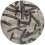 Alfombra Kanji redonda para interior y exterior Louis de Poortere Darkstreet ldp_119988