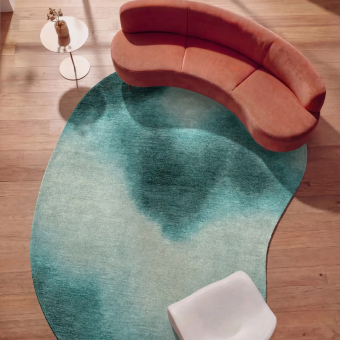 Alfombra Aquarelle para interior y exterior