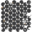 Mosaico Ishi Ring 4 Edimax Nero NQ76