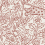 Papel pintado panor&aacute;mico Eden Mural Sandberg Red S10743