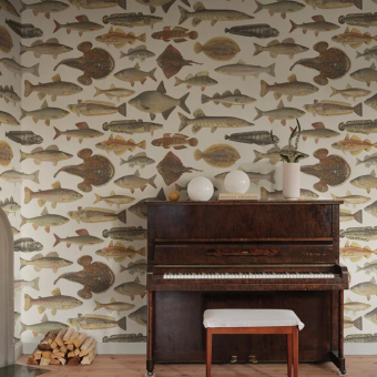 Papel pintado panorámico Scandinavian Fish