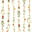 Papel pintado panor&aacute;mico Flower Garland Pip Studio Garland 341087
