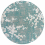Alfombra Sakura redonda para interior y exterior Louis de Poortere Lake Blue ldp_118356