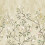 Papel pintado panor&aacute;mico Kaiyu Dogwood Mural Initiales Café CH32007M