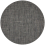 Alfombra Basketweave redonda In-outdoor Chilewich Carbon 200944-007