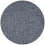 Alfombra Basketweave redonda In-outdoor Chilewich Denim 200944-012