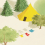 Papel pintado Caba&ntilde;as en el bosque Isidore Leroy Eté 6271101