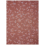 Alfombra Botanic rectangular para interior y exterior Chilewich Madder 200884-004