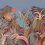 Papier peint panoramique Brasilia Casadeco Bleu outremer 201856412