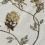 Tela brod&eacute; Flore Nobilis Miel 10475.36