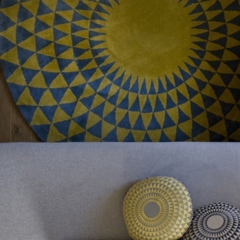Alfombras Concentric Chartreuse