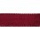 Ribetes gros grain Miami 16 mm Houl&egrave;s Bourgogne 31150-9530