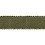 Ribetes gros grain Miami 16 mm Houl&egrave;s Olive 31150-9715