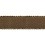 Ribetes gros grain Miami 16 mm Houl&egrave;s Brun 31150-9870