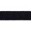 Ribetes gros grain Miami 16 mm Houl&egrave;s Corbeau 31150-9900